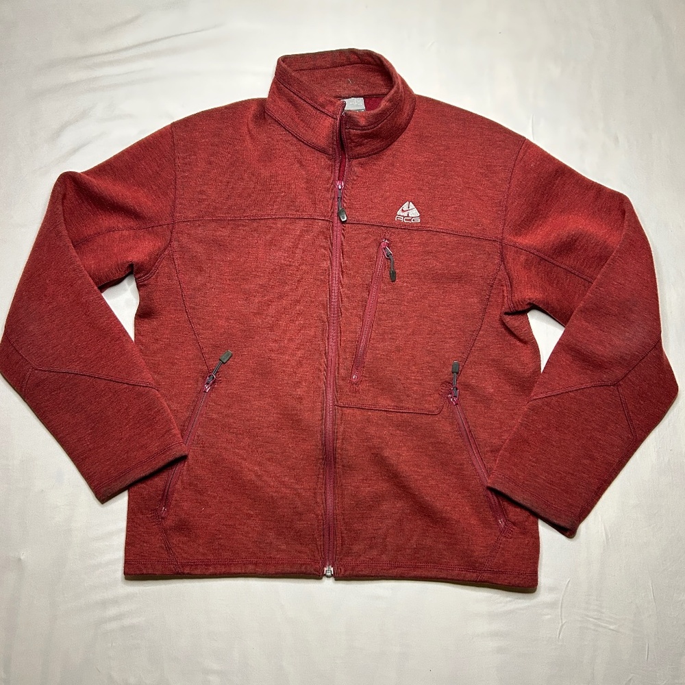 Vintage Y2K Nike ACG Jacket Mens M Wool Blend Full Zip‎